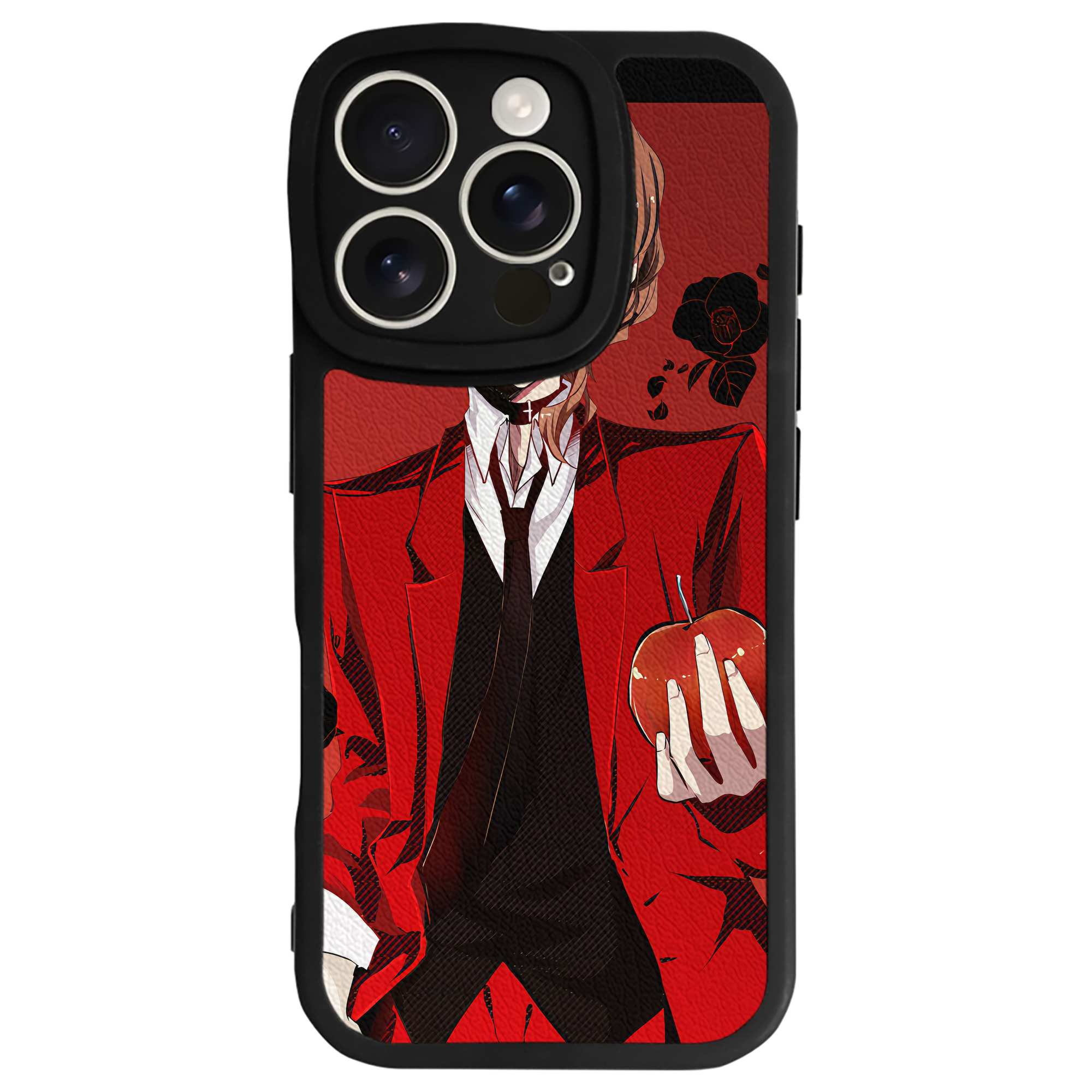 （画像用） 文豪ストレイドッグス Bungo Stray Dogs 【iPhone 16シリーズ対応】シリコンスマホケース（レザー調） 材質：シリコン